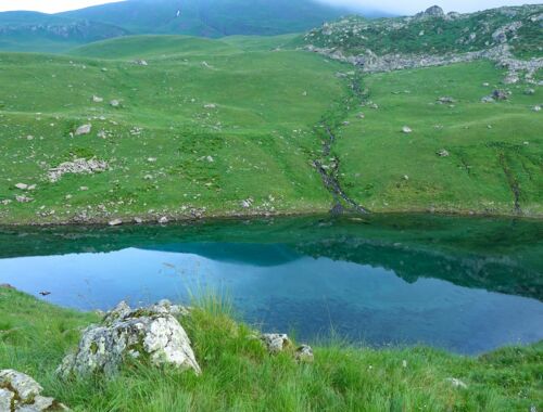 Grüner Abudelauri See Georgien