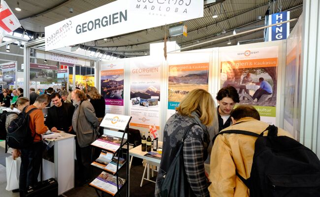 Georgischer Reiseveranstalter Georgia Insight auf der Reisemesse CMT Stuttgart